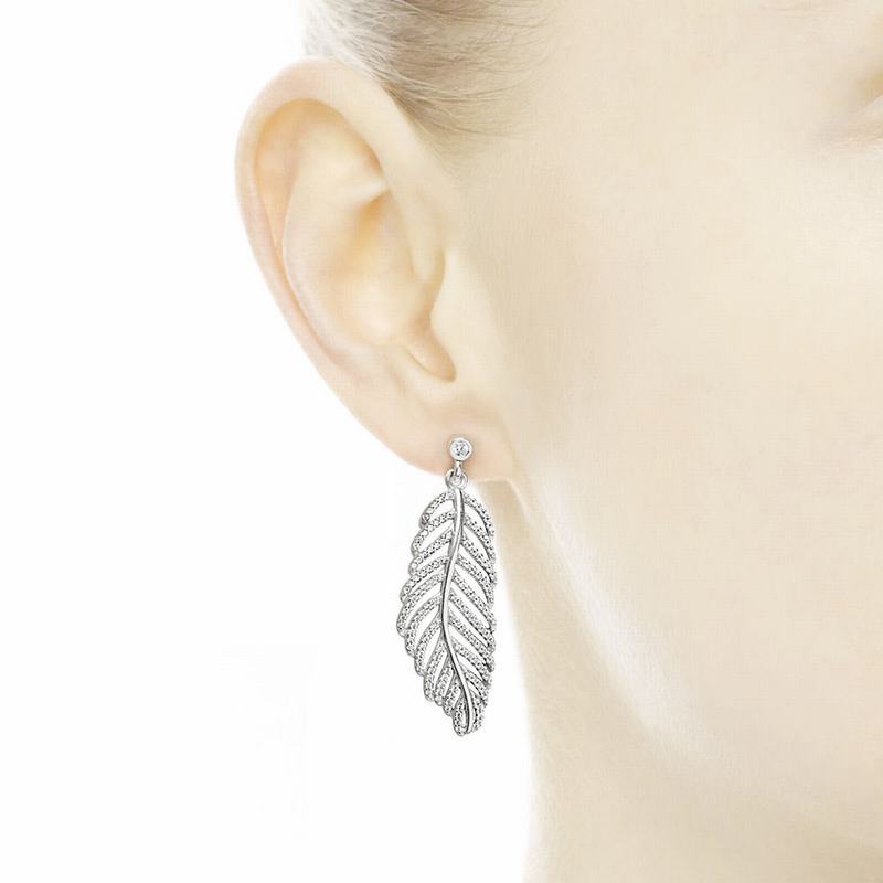 Pandora Light As A Feather Ireland - Sterling Silver/Cubic Zirconia - 391057ZCS